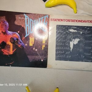 David Bowie Vinyl Records – Let’s Dance (1983) & Station to Station (1976)